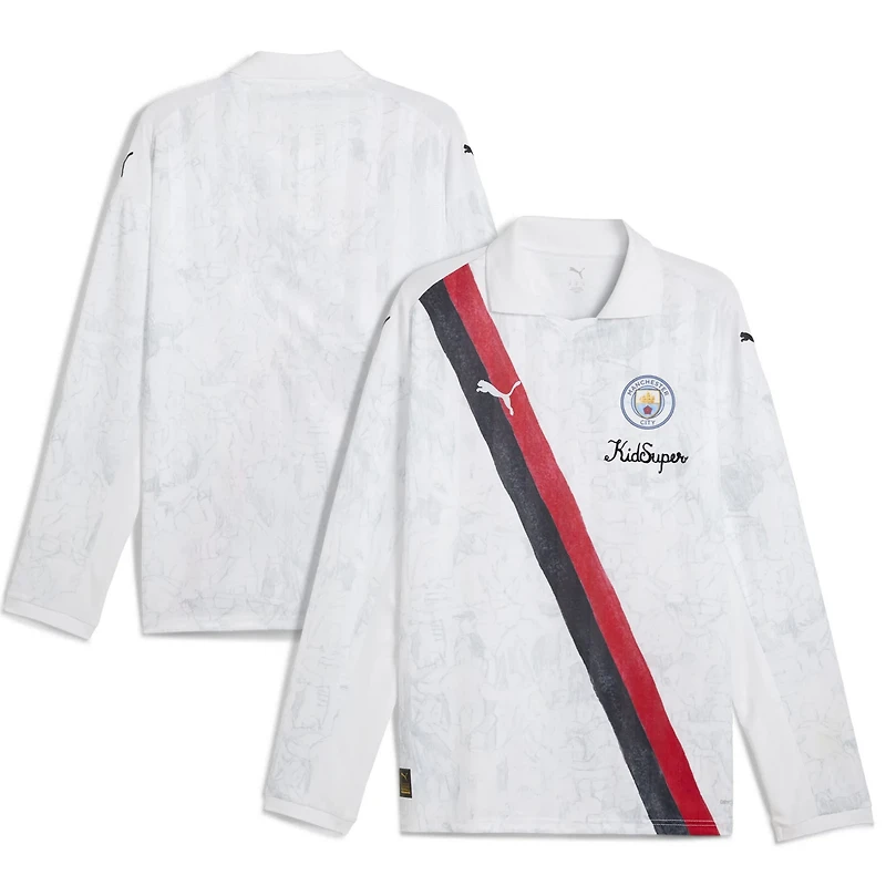 Puma x KidSuper Manchester City 2025 FIFA Club World Cup Retro Long Sleeve T-Shirt