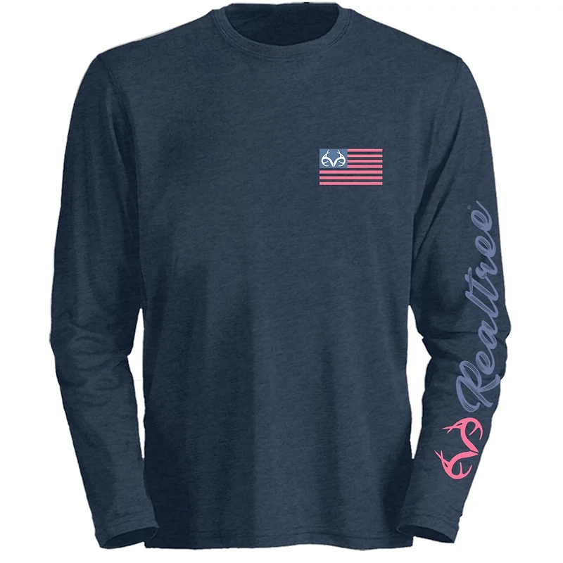 Realtree America Script Long sleeve T-shirt