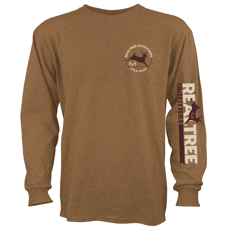 Realtree Men's Fieldstaff Long Sleeve Graphic T-shirt