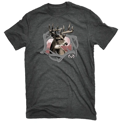 Realtree Women's Deer Antler Frame Short Sleeve T-shirt
