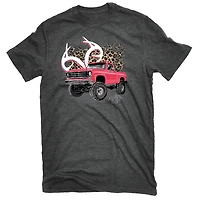 Realtree Women's Leopard Truck Short Sleeve T-shirt