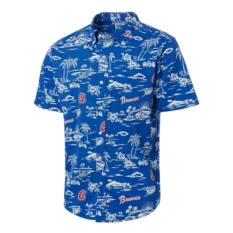 Reyn Spooner Atlanta Braves Cooperstown Collection Kekai Button-Down Shirt