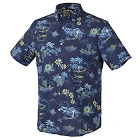 Reyn Spooner Dark Tampa Bay Rays Kekai Button-Down Shirt