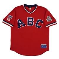 Rings  Crwns 44 Atlanta Black Crackers Mesh Replica V-Neck Jersey