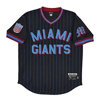 Rings  Crwns 8 Miami Giants Mesh Replica V-Neck Jersey