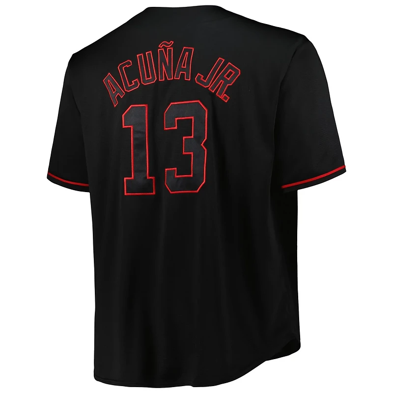 Ronald Acua Jr Atlanta Braves Big  Tall Pop Fashion Jersey