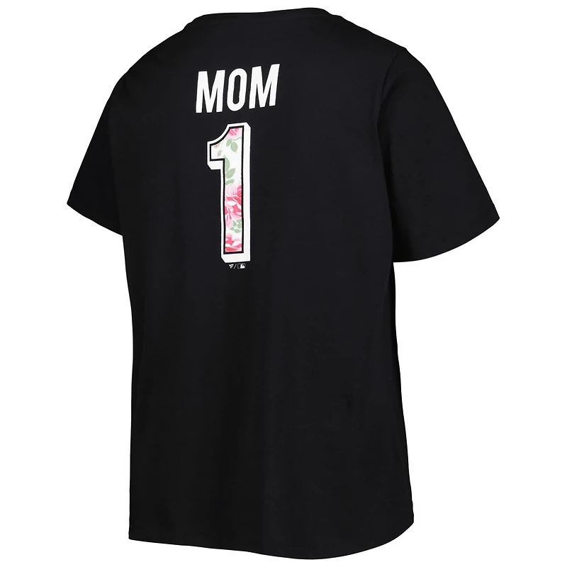 San Francisco Giants Mother's Day Plus Best Mom Ever V-Neck T-Shirt