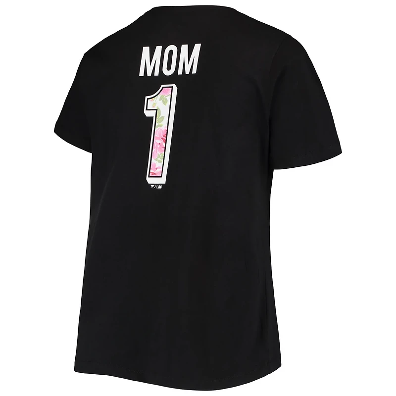 San Francisco Giants Plus 1 Mom 2-Hit V-Neck T-Shirt