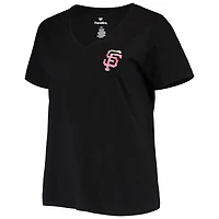 San Francisco Giants Plus 1 Mom 2-Hit V-Neck T-Shirt