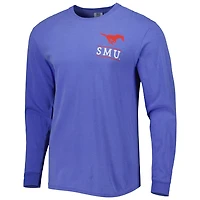 SMU Mustangs Circle Campus Scene Long Sleeve T-Shirt