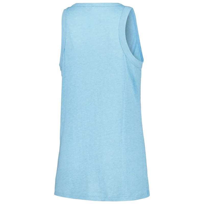 Soft as a Grape Light Kansas City Royals Gauze High Neck Tank Top