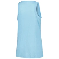 Soft as a Grape Light Kansas City Royals Gauze High Neck Tank Top