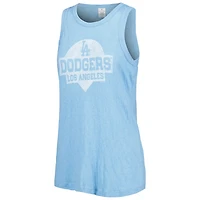 Soft as a Grape Los Angeles Dodgers Tri-Blend Tank Top