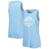 Soft as a Grape Los Angeles Dodgers Tri-Blend Tank Top