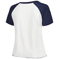 Soft as a Grape Tampa Bay Rays Plus Baseball Raglan T-Shirt