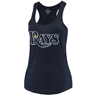 Soft as a Grape Tampa Bay Rays Plus Size Swing for the Fences Racerback Tank Top