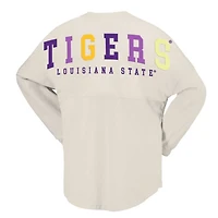 Spirit Jersey LSU Tigers Rainbow Arch Long Sleeve T-Shirt
