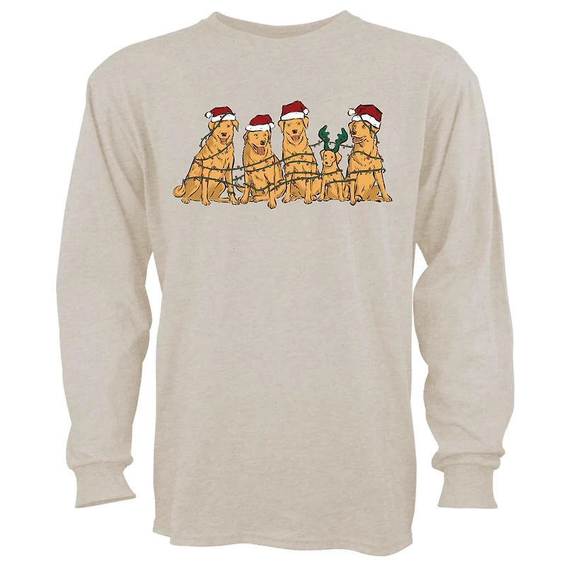 St. Jude's Children's Hospital Women's Christmas Goldens Long Sleeve T-shirt