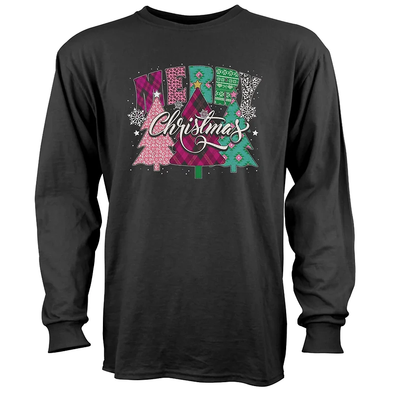 St. Jude's Children's Hospital Women's Merry Christmas Tree Long Sleeve T-shirt