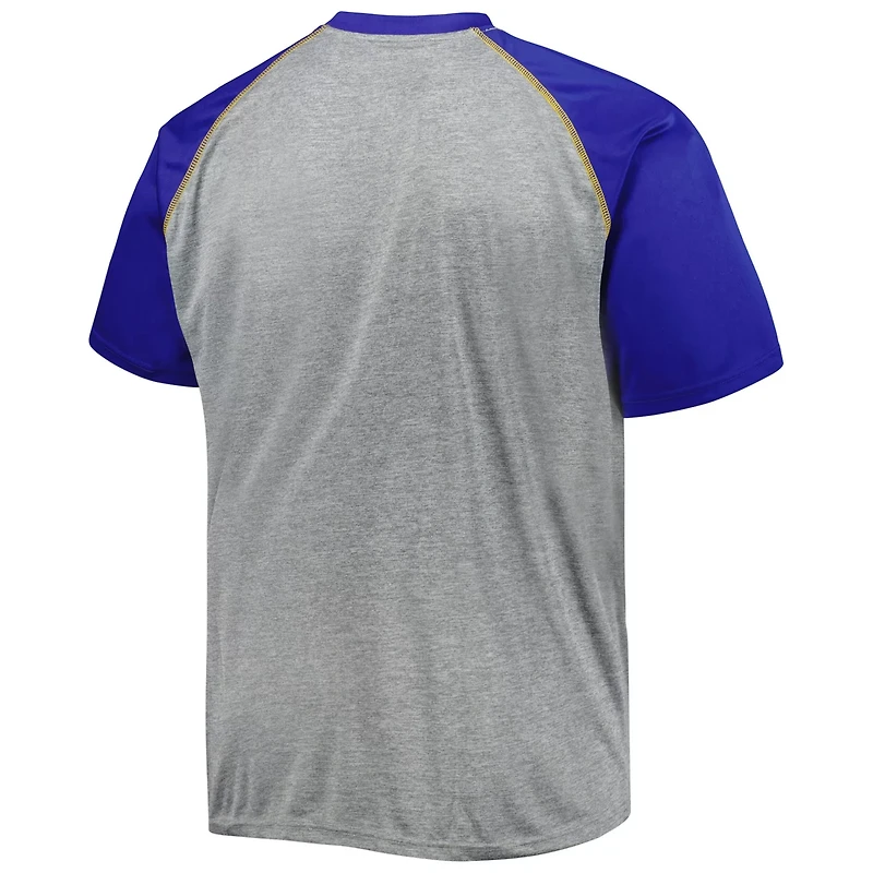 St Louis Blues Big  Tall Logo Raglan T-Shirt