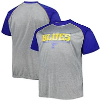 St Louis Blues Big  Tall Logo Raglan T-Shirt