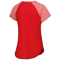 Starter Chicago Blackhawks Grand Slam Raglan Notch Neck T-Shirt