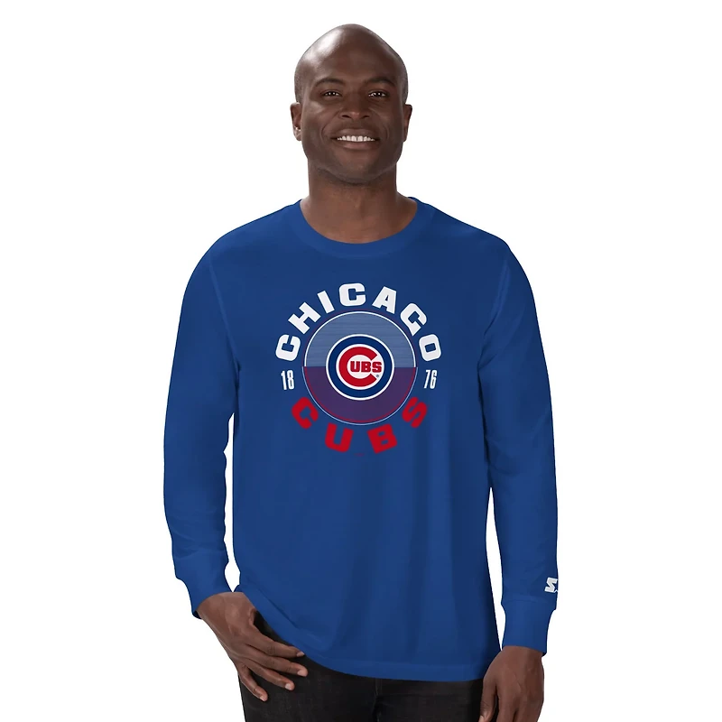 Starter Chicago Cubs Halftime Long Sleeve T-Shirt