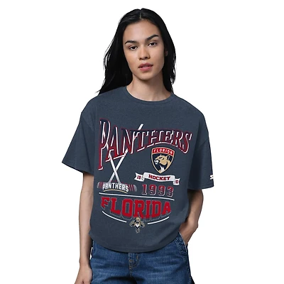 Starter Heather Florida Panthers Oversized Hall of Fame T-Shirt