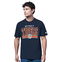 Starter Heather Gray Detroit Tigers Two-Pack Long Sleeve  Short T-Shirt Set