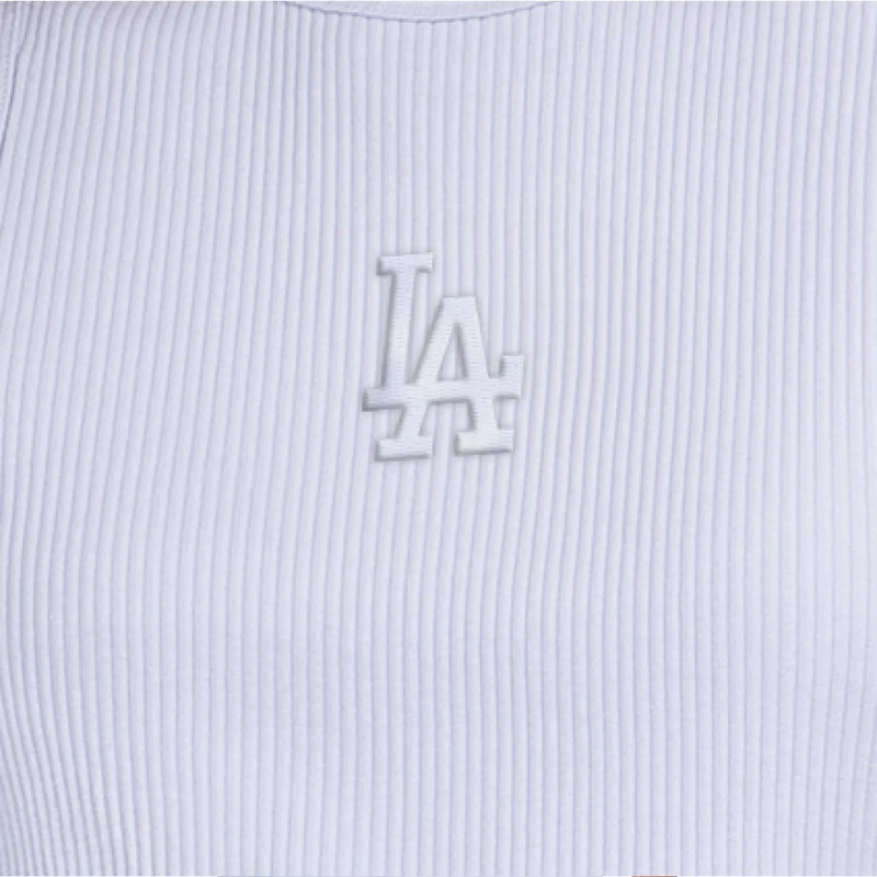 Starter Light Los Angeles Dodgers Pastels Ribbed Tank Top