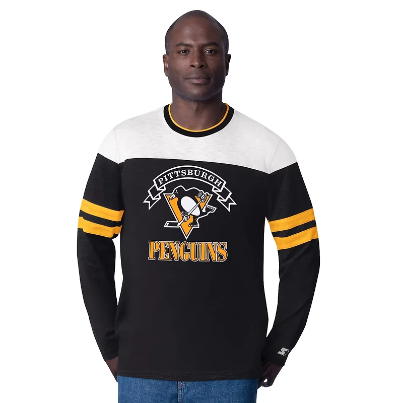 Starter Pittsburgh Penguins Blitz Durene Long Sleeve T-Shirt