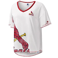 Starter St Louis Cardinals Perfect Game V-Neck T-Shirt
