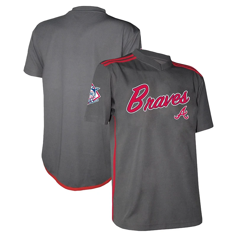 Stitches Atlanta Braves Team V-Neck Jersey