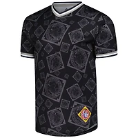 Stitches Negro League Baseball Allover Print V-Neck Jersey