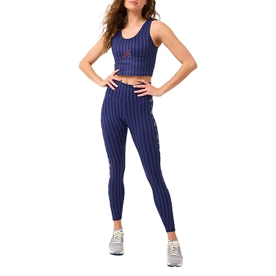 Terez Atlanta Braves Printed Crop Tank Top