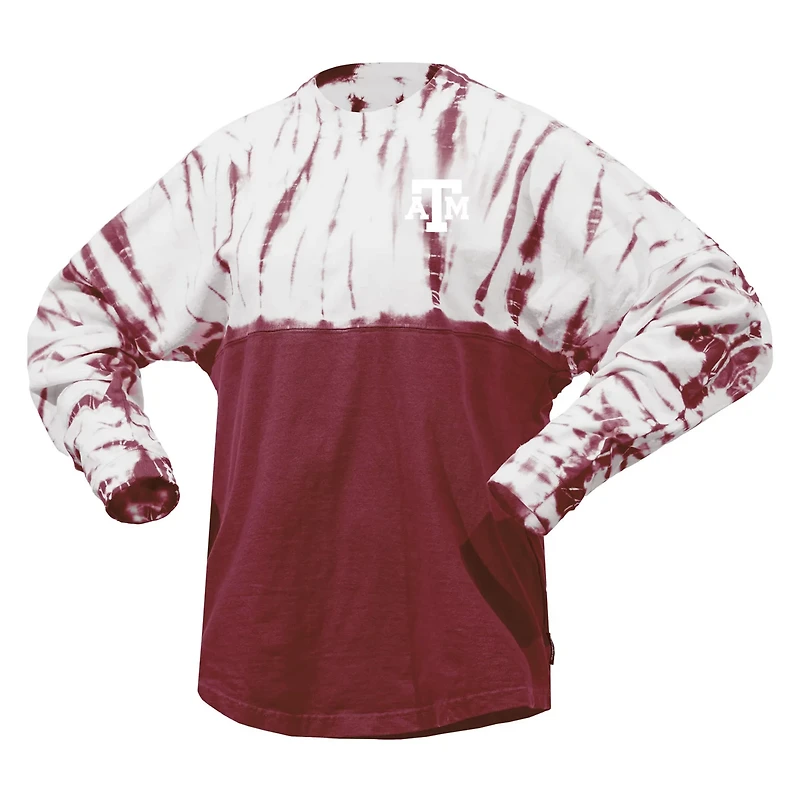 Texas AM Aggies Tie-Dye Long Sleeve Jersey T-Shirt