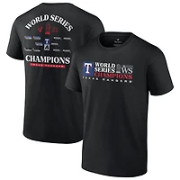 Texas Rangers 2023 World Series Champions Milestone Schedule T-Shirt