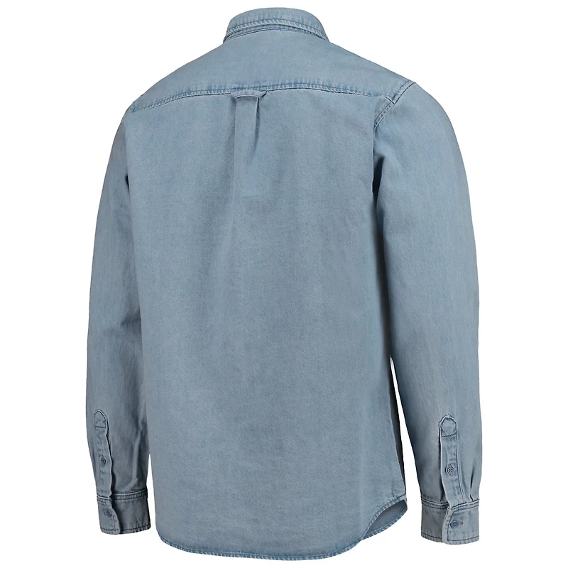 The Wild Collective Charlotte FC Denim Button-Down Long Sleeve Shirt