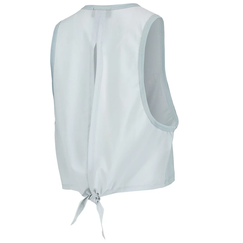 The Wild Collective Light Los Angeles Dodgers Open Back Twist-Tie Tank Top