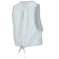 The Wild Collective Light Los Angeles Dodgers Open Back Twist-Tie Tank Top