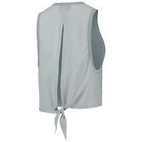 The Wild Collective Light St Louis Cardinals Open Back Twist-Tie Tank Top