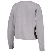 The Wild Collective Los Angeles Lakers Band Cropped Long Sleeve T-Shirt