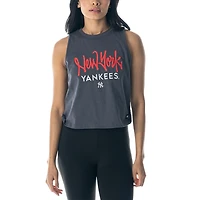 The Wild Collective New York Yankees Side Knot Tank Top