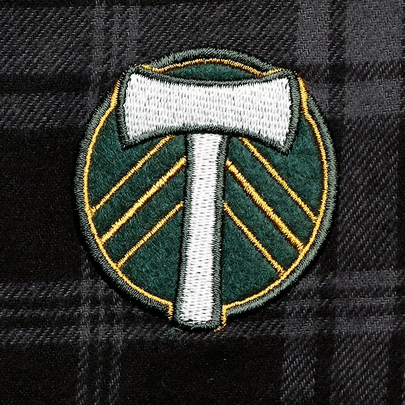 The Wild Collective Portland Timbers Buffalo Check Button-Up Shirt