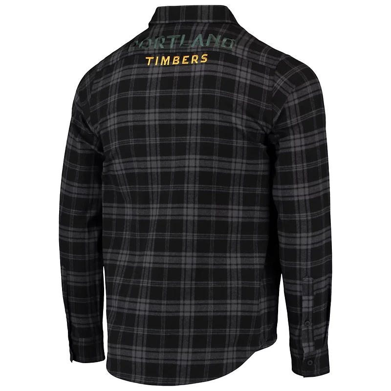 The Wild Collective Portland Timbers Buffalo Check Button-Up Shirt