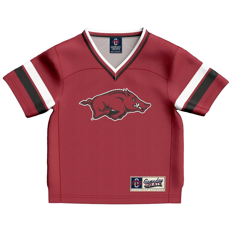 Toddler GameDay Greats 1 Arkansas Razorbacks Lightweight Collegiate Football Fashion Jersey