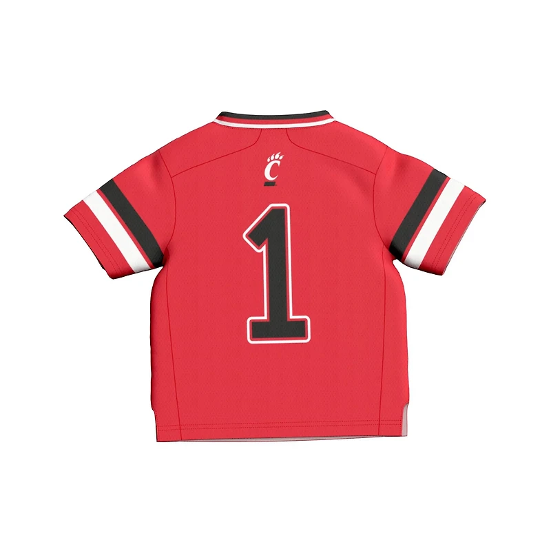 Toddler GameDay Greats 1 Cincinnati Bearcats Lightweight Collegiate Football Fashion Jersey