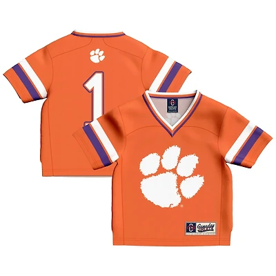 Toddler GameDay Greats 1 Clemson Tigers Lightweight Collegiate Football Fashion Jersey