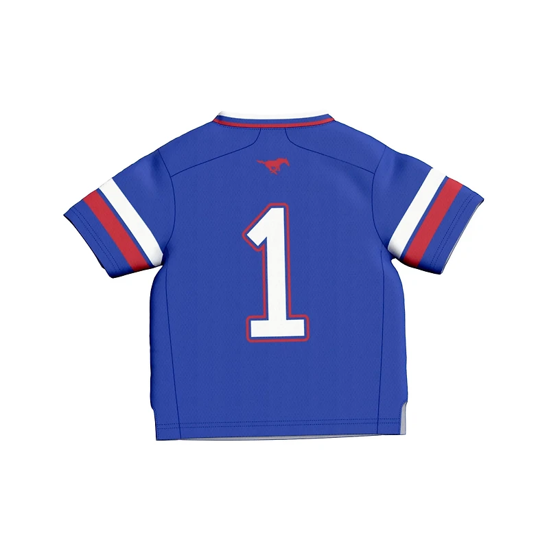 Toddler GameDay Greats 1 SMU Mustangs Lightweight Collegiate Football Fashion Jersey