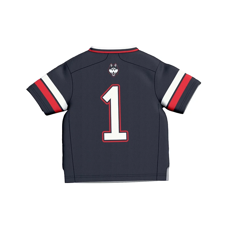 Toddler GameDay Greats 1 UConn Huskies Lightweight Collegiate Football Fashion Jersey